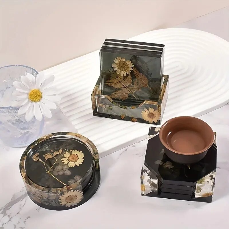 Coaster Resin Molds Set Includ - Woodworking Resin 评论和价格